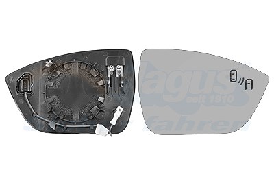 Van Wezel Spiegelglas, Außenspiegel [Hersteller-Nr. 4907836] für Seat, Cupra