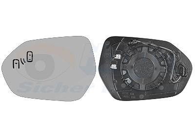 Van Wezel Spiegelglas, Außenspiegel [Hersteller-Nr. 5415835] für Toyota, Mazda