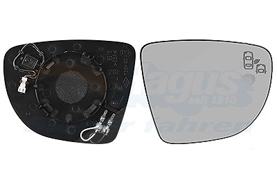 Van Wezel Spiegelglas, Außenspiegel [Hersteller-Nr. 4420836] für Nissan, Renault