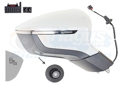 Van Wezel Außenspiegel [Hersteller-Nr. 4907828] für Seat