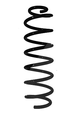Spidan Fahrwerksfeder [Hersteller-Nr. 86555] für Renault