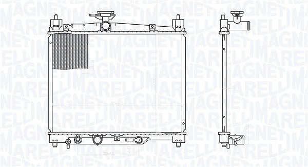 Magneti Marelli Kühler, Motorkühlung [Hersteller-Nr. 350213176300] für Toyota