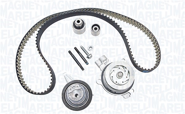 Magneti Marelli Wasserpumpe + Zahnriemensatz [Hersteller-Nr. 341406640001] für Seat, Audi, Skoda, VW