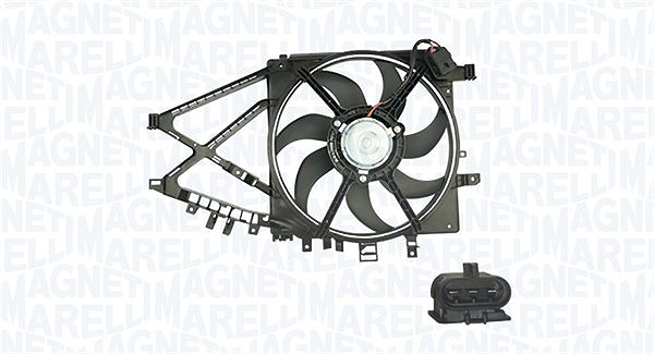 Magneti Marelli Lüfter, Motorkühlung [Hersteller-Nr. 069422712010] für Opel