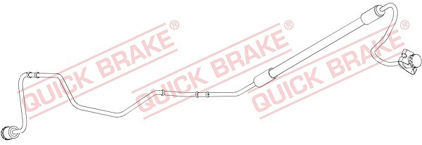 Bremsschlauch mit Außengewinde 96.013 QUICK BRAKE für CITROËN PEUGEOT DS - Bild 4