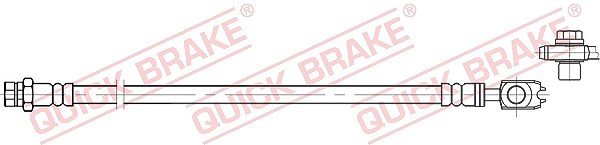 QUICK BRAKE Bremsschlauch 59.802X für Skoda - Bild 5