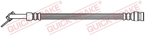 Für QUICK BRAKE QB50.508 Brake Hose QB50.508 Brake pipe/hose fl - Bild 6