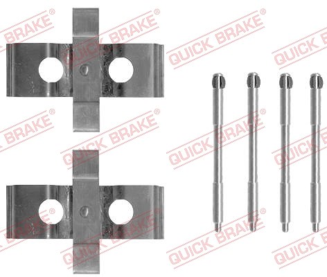 Quick Brake Zubehörsatz, Scheibenbremsbelag 109-1296 - Bild 5