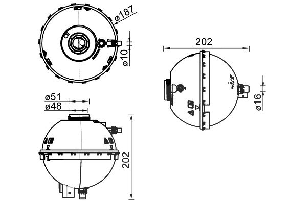 Mahle Ausgleichsbehälter, Kühlmittel [Hersteller-Nr. CRT211000S] für BMW