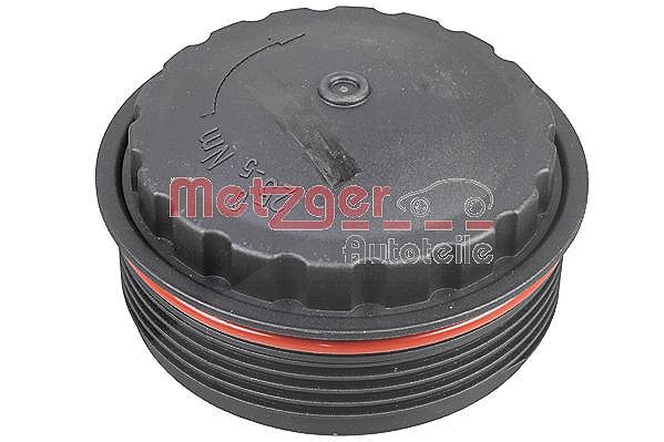Metzger Autoteile Deckel, Ölfiltergehäuse [Hersteller-Nr. 2370048] für Nissan, Opel, Vauxhall, Renault, Ford