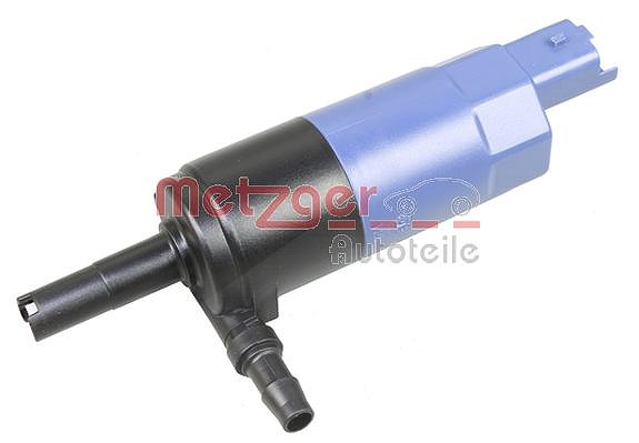 Metzger Autoteile Waschwasserpumpe, Scheinwerferreinigung [Hersteller-Nr. 2220110] für Lancia, Citroën, Renault, Peugeot, Fiat