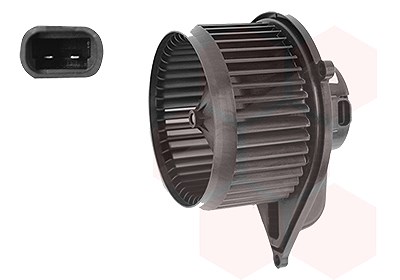 Van Wezel Innenraumgebläse [Hersteller-Nr. 1650773] für Citroën, Peugeot, Fiat