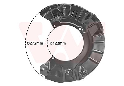 Van Wezel Spritzblech, Bremsscheibe [Hersteller-Nr. 0502372] für Mini