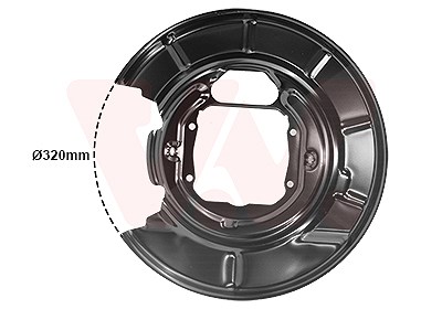 Van Wezel Spritzblech, Bremsscheibe [Hersteller-Nr. 0639378] für BMW