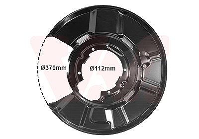 Van Wezel Spritzblech, Bremsscheibe [Hersteller-Nr. 0667373] für BMW