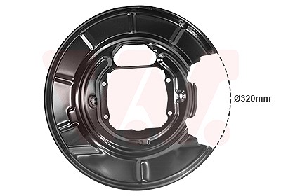 Van Wezel Spritzblech, Bremsscheibe [Hersteller-Nr. 0639377] für BMW