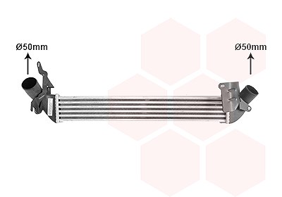 Van Wezel Ladeluftkühler [Hersteller-Nr. 43004641] für Renault