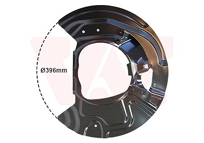 Van Wezel Spritzblech, Bremsscheibe [Hersteller-Nr. 0687372] für BMW
