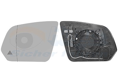 Van Wezel Spiegelglas, Außenspiegel [Hersteller-Nr. 3082835] für Mercedes-Benz