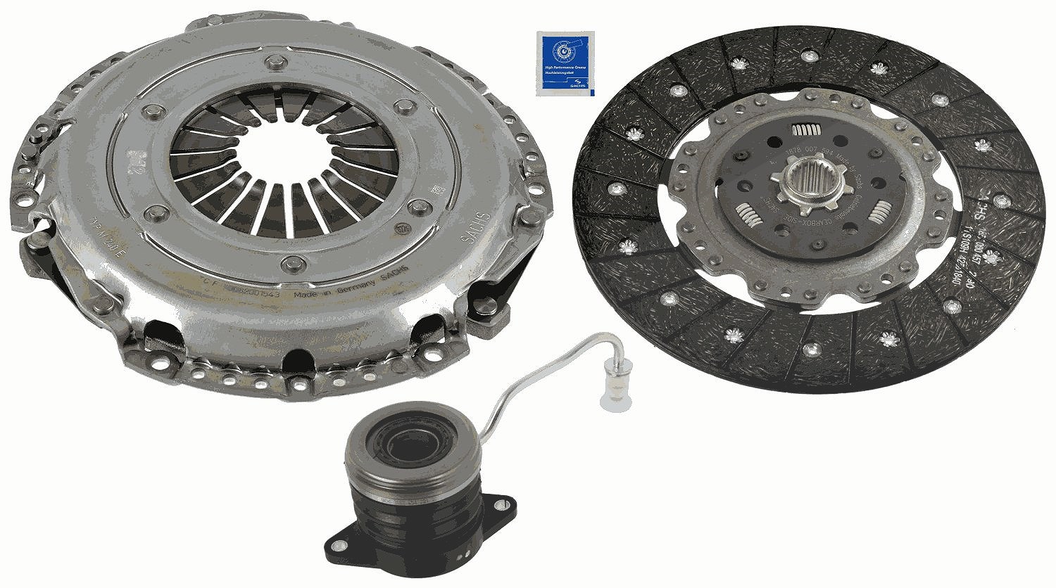 Sachs Kupplungssatz [Hersteller-Nr. 3000990479] für Alfa Romeo, Vauxhall, Lancia, Fiat, Opel