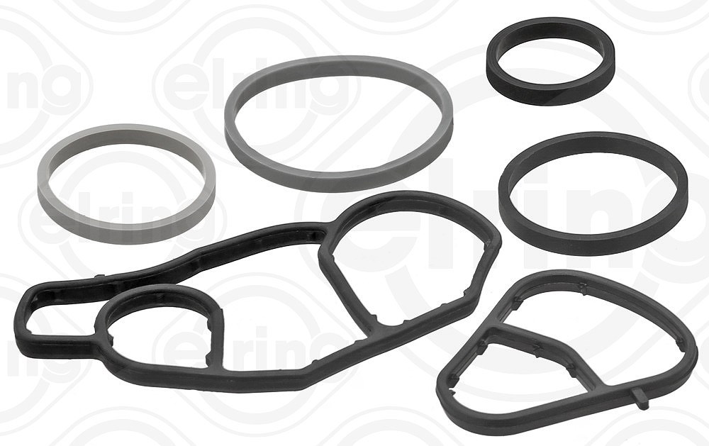 Elring Dichtungssatz, Ölkühler [Hersteller-Nr. 747.080] für Ford, Fiat, Mini, Citroën, Mazda, Peugeot, Toyota, Suzuki, Volvo, Mitsubishi, BMW, Ds, San