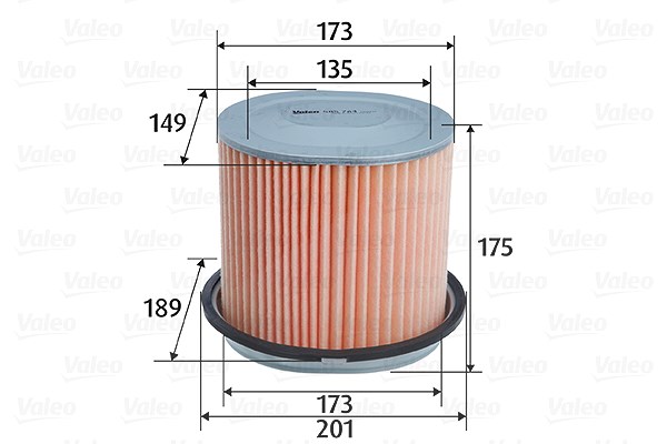 Valeo Luftfilter [Hersteller-Nr. 585764] für Kia, Mitsubishi, Hyundai