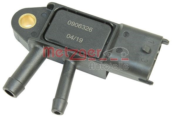 Metzger Autoteile Sensor, Abgasdruck [Hersteller-Nr. 0906326] für Peugeot, Citroën