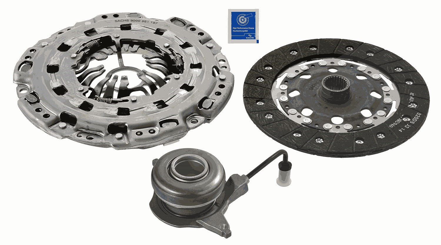 Sachs Kupplungssatz [Hersteller-Nr. 3000990161] für Mercedes-Benz