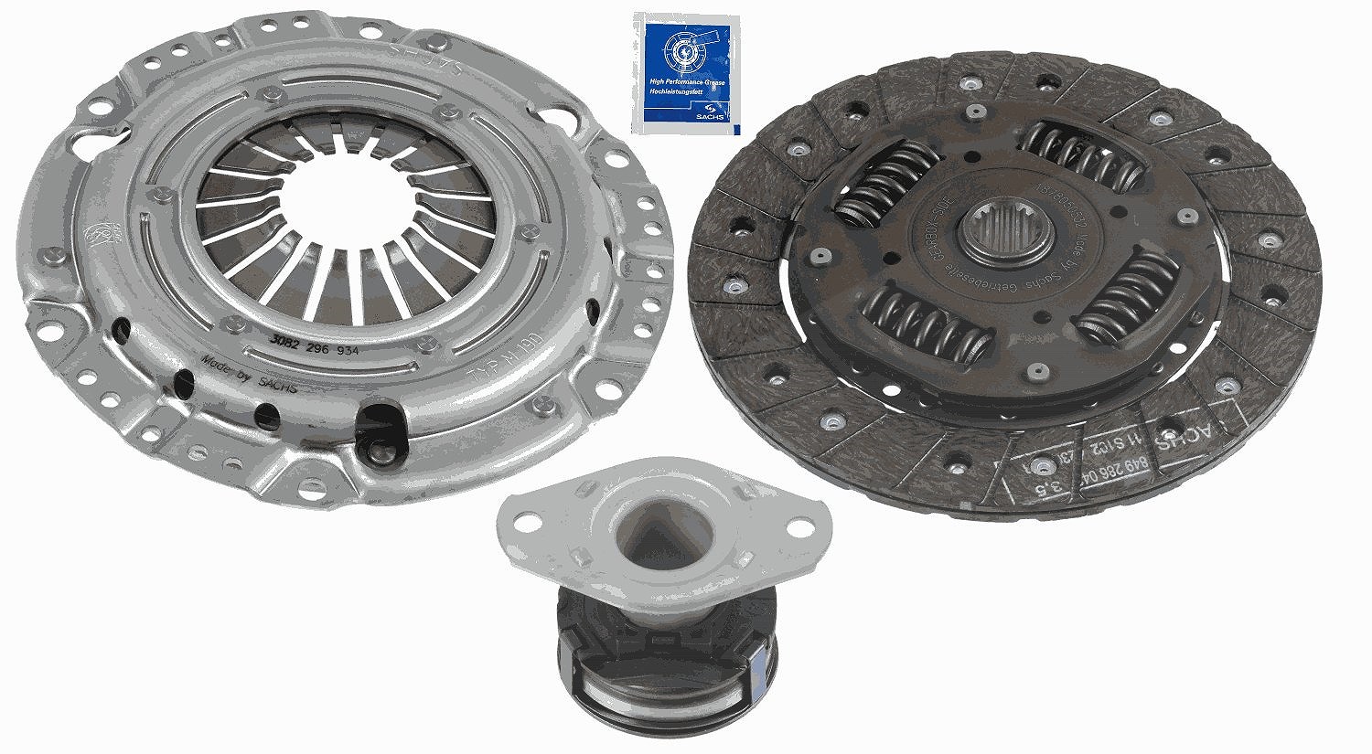 Sachs Kupplungssatz [Hersteller-Nr. 3000842803] für Skoda