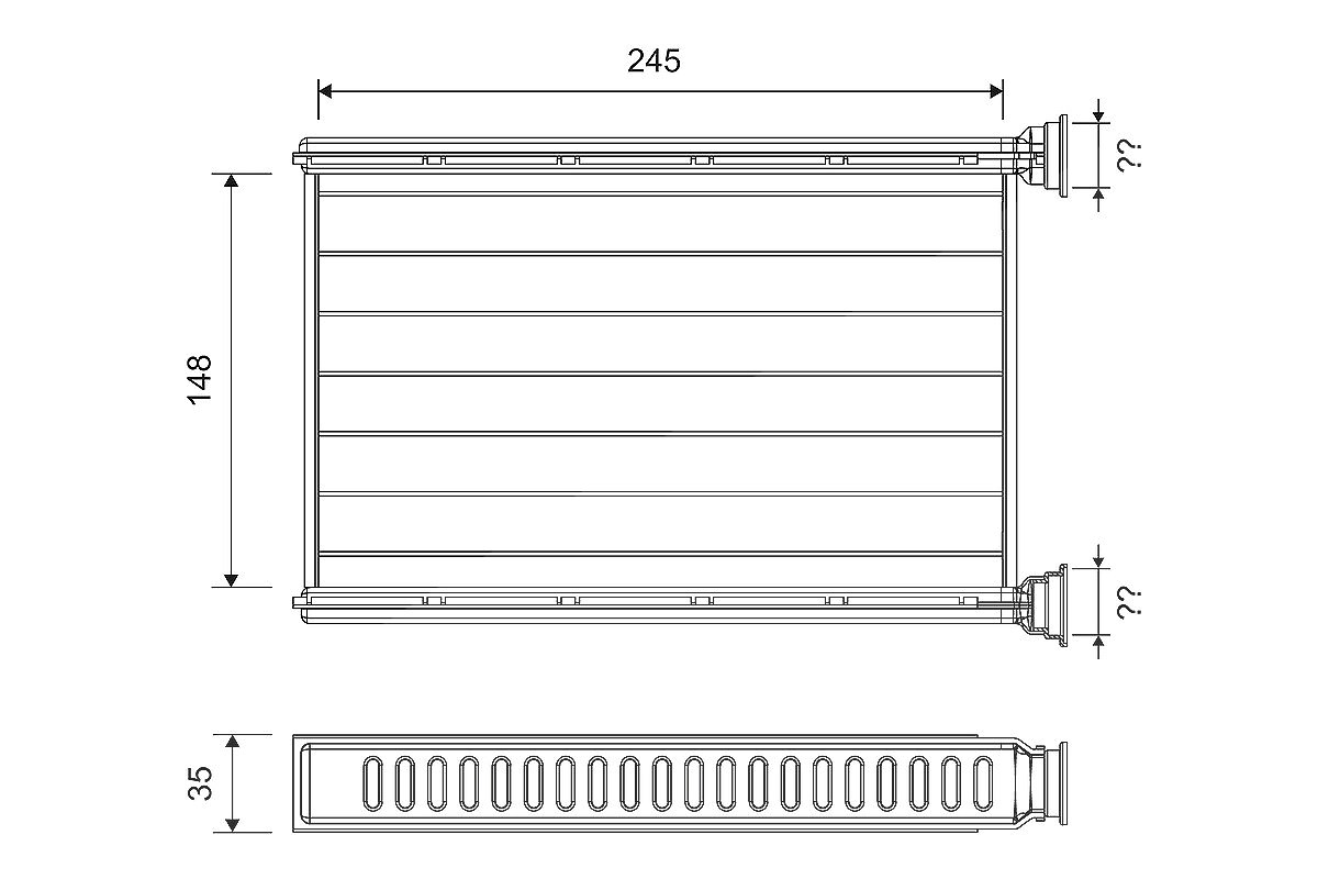 Valeo Wärmetauscher, Innenraumheizung [Hersteller-Nr. 812401] für BMW