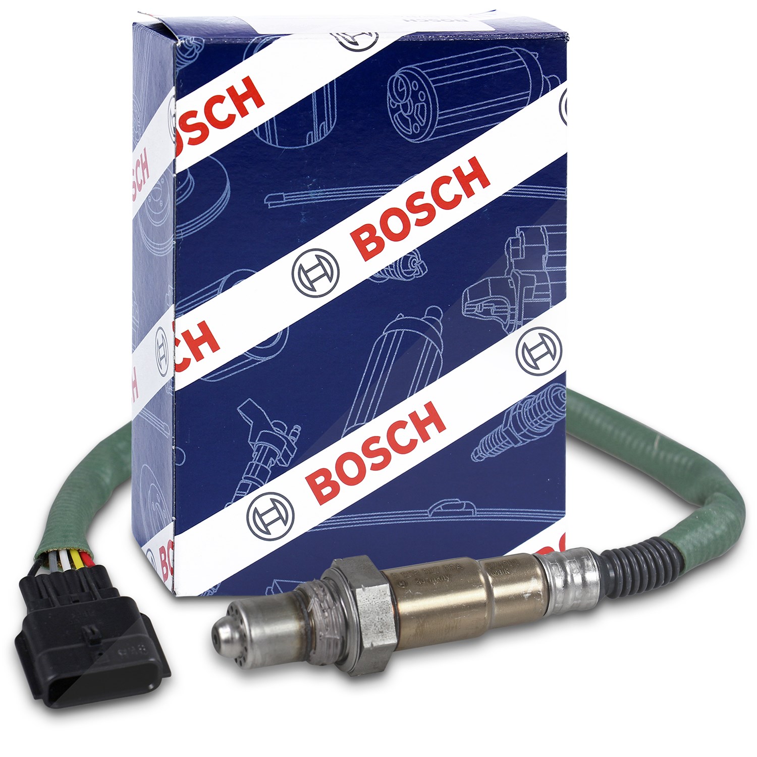 Bosch Lambdasonde [Hersteller-Nr. 025802700A] für Dacia, Smart, Renault
