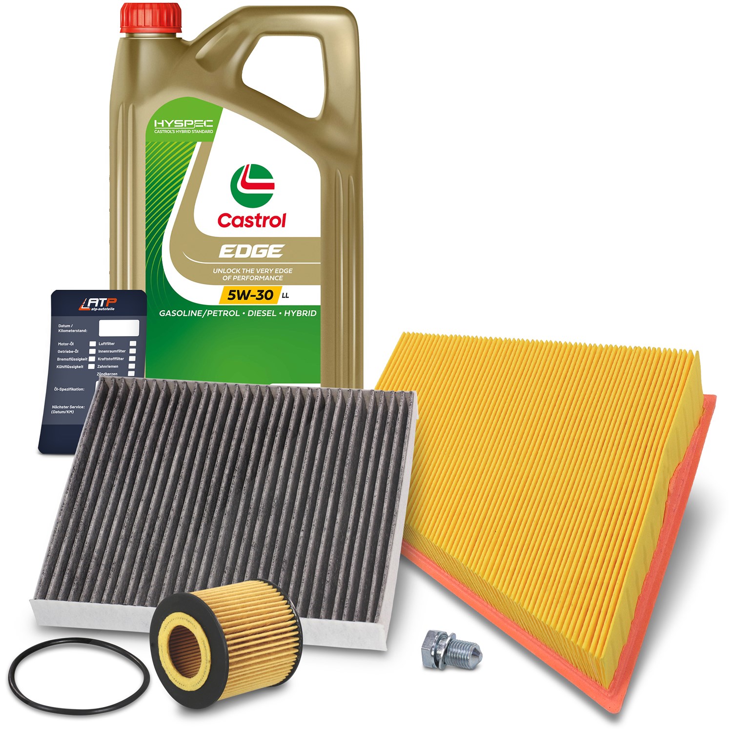 Bestprice Inspektionspaket Set A + 5l 5W-30 Motoröl [Hersteller-Nr. 40280136] für Seat, Skoda, VW
