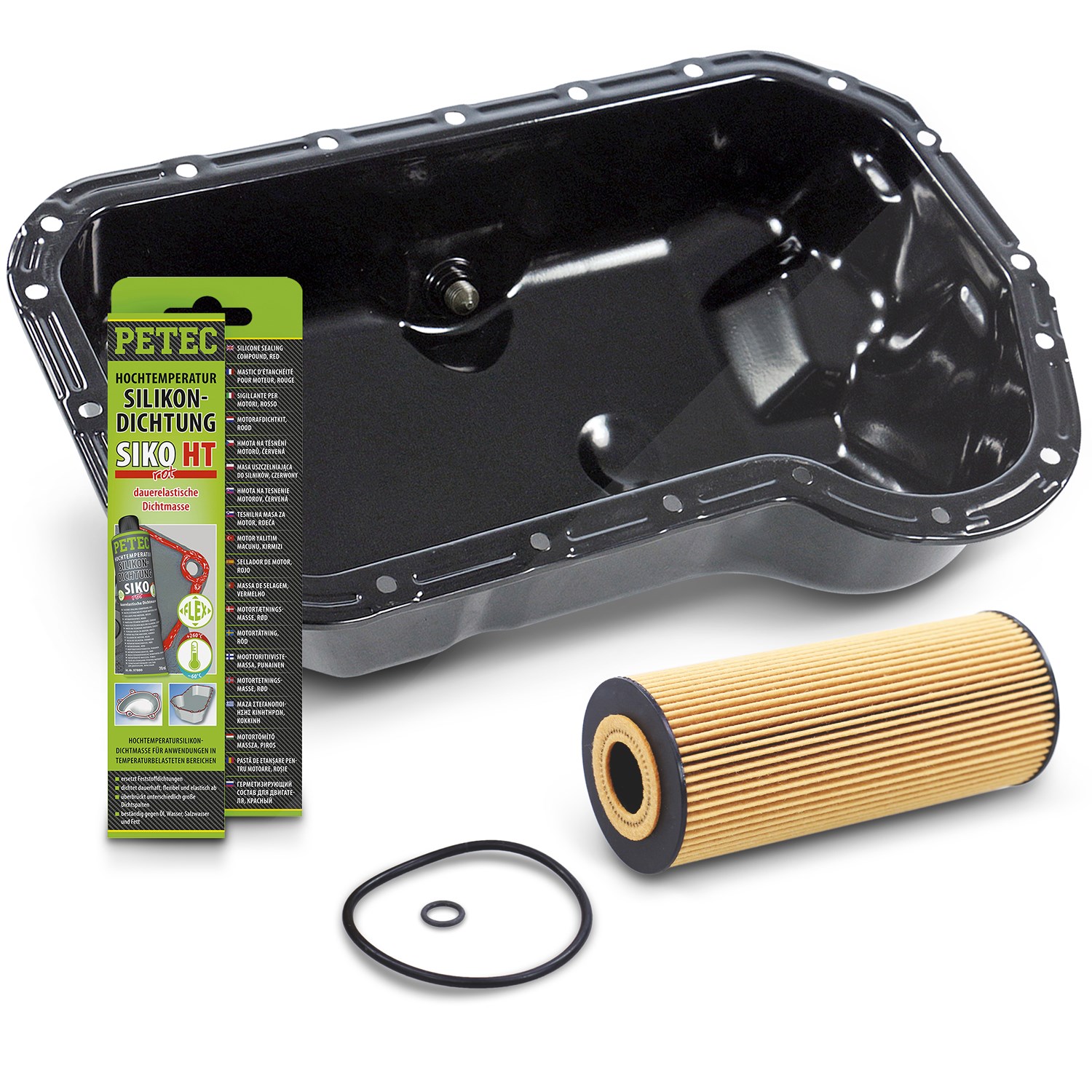 Bestprice Ölwanne + Filter [Hersteller-Nr. 10790176] für VW, Seat, Ford
