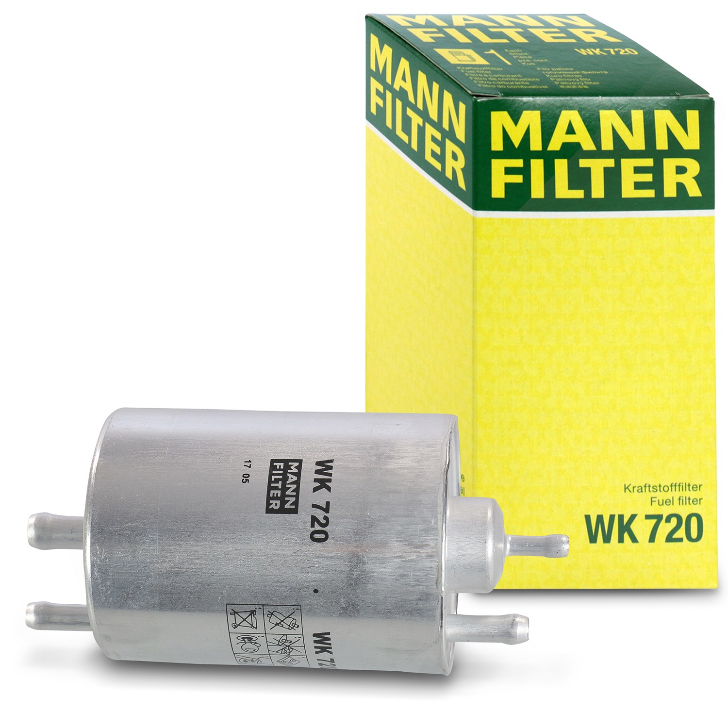 Mann-filter Kraftstofffilter [Hersteller-Nr. WK720] für Mercedes-Benz, Puch, Chrysler