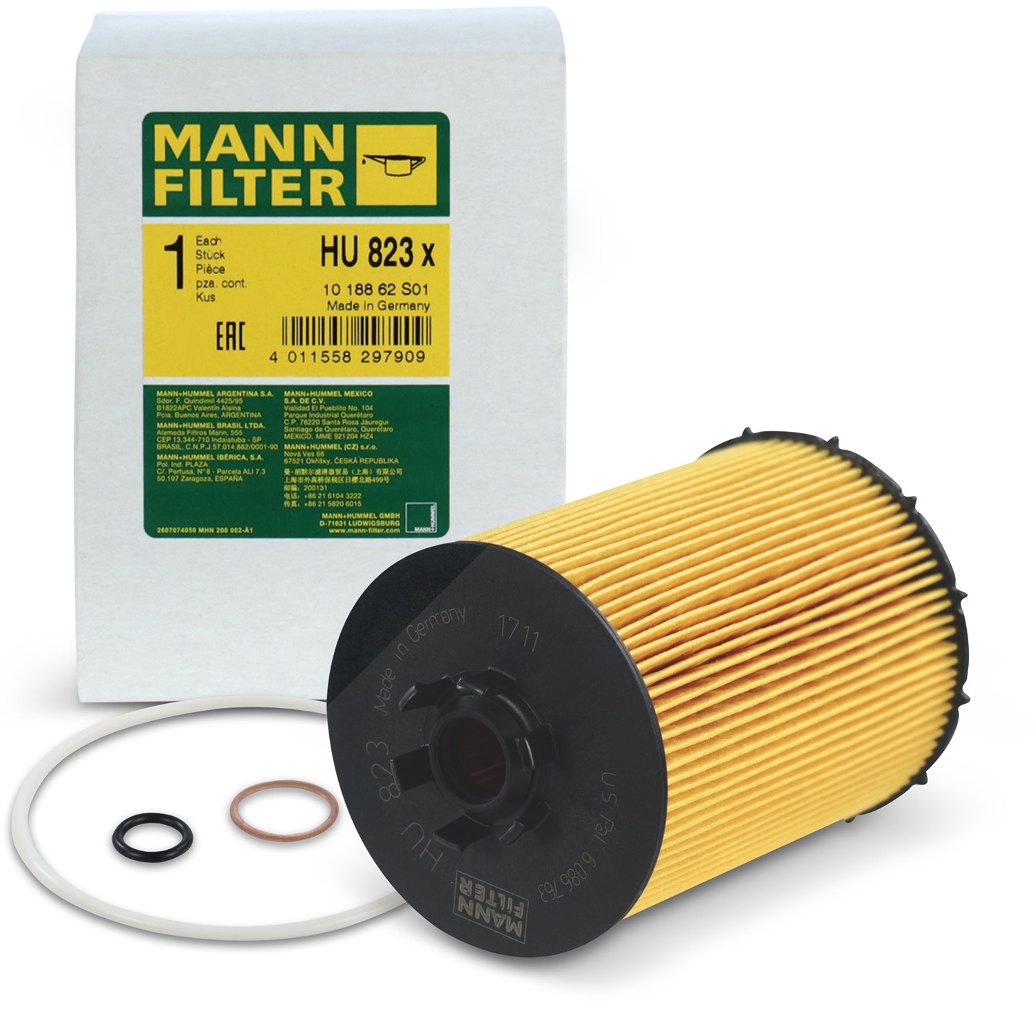 Mann-filter Ölfilter [Hersteller-Nr. HU823x] für BMW, Morgan, Wiesmann, Rolls-royce