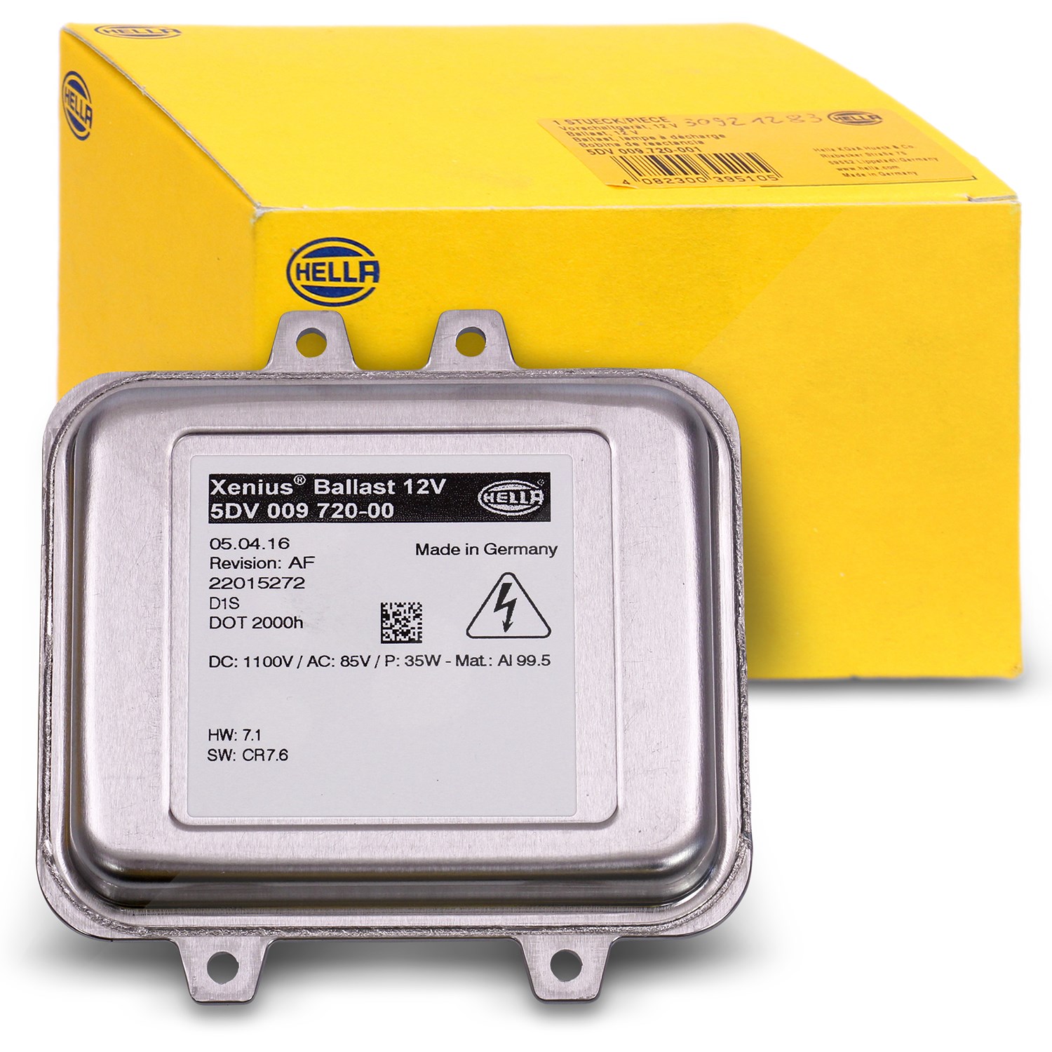 Hella Vorschaltgerät, Gasentladungslampe [Hersteller-Nr. 5DV009720-001] für Vauxhall, Opel