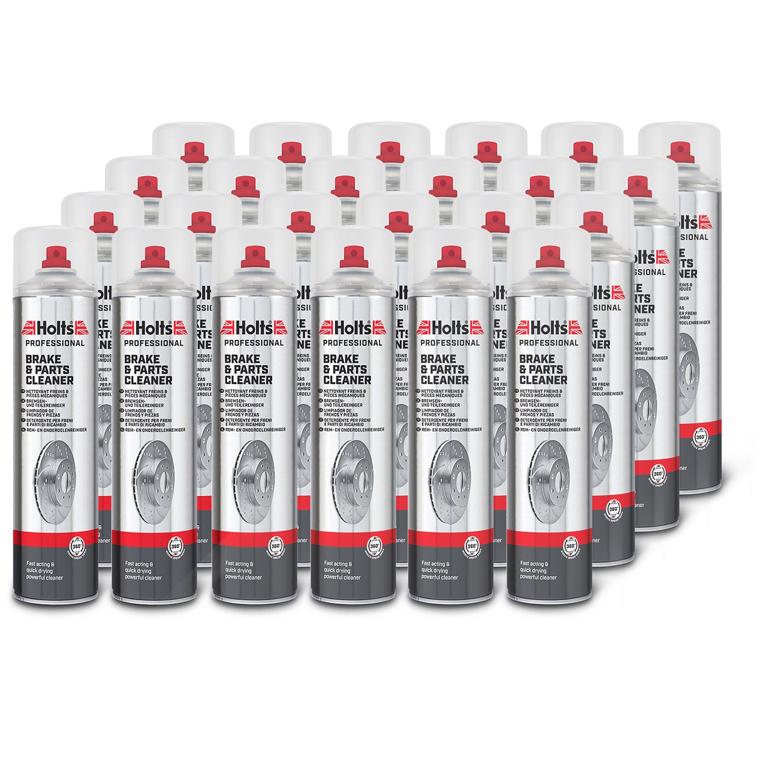 Holts 24x 600 ml Bremsenreiniger [Hersteller-Nr. 52460600131]