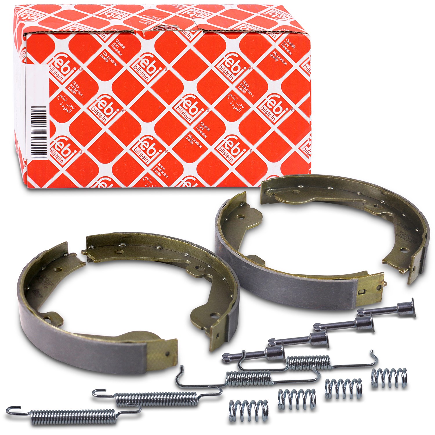 Febi Bilstein Bremsbackensatz, Feststellbremse [Hersteller-Nr. 28730] für Porsche, VW, Audi, Mercedes-Benz