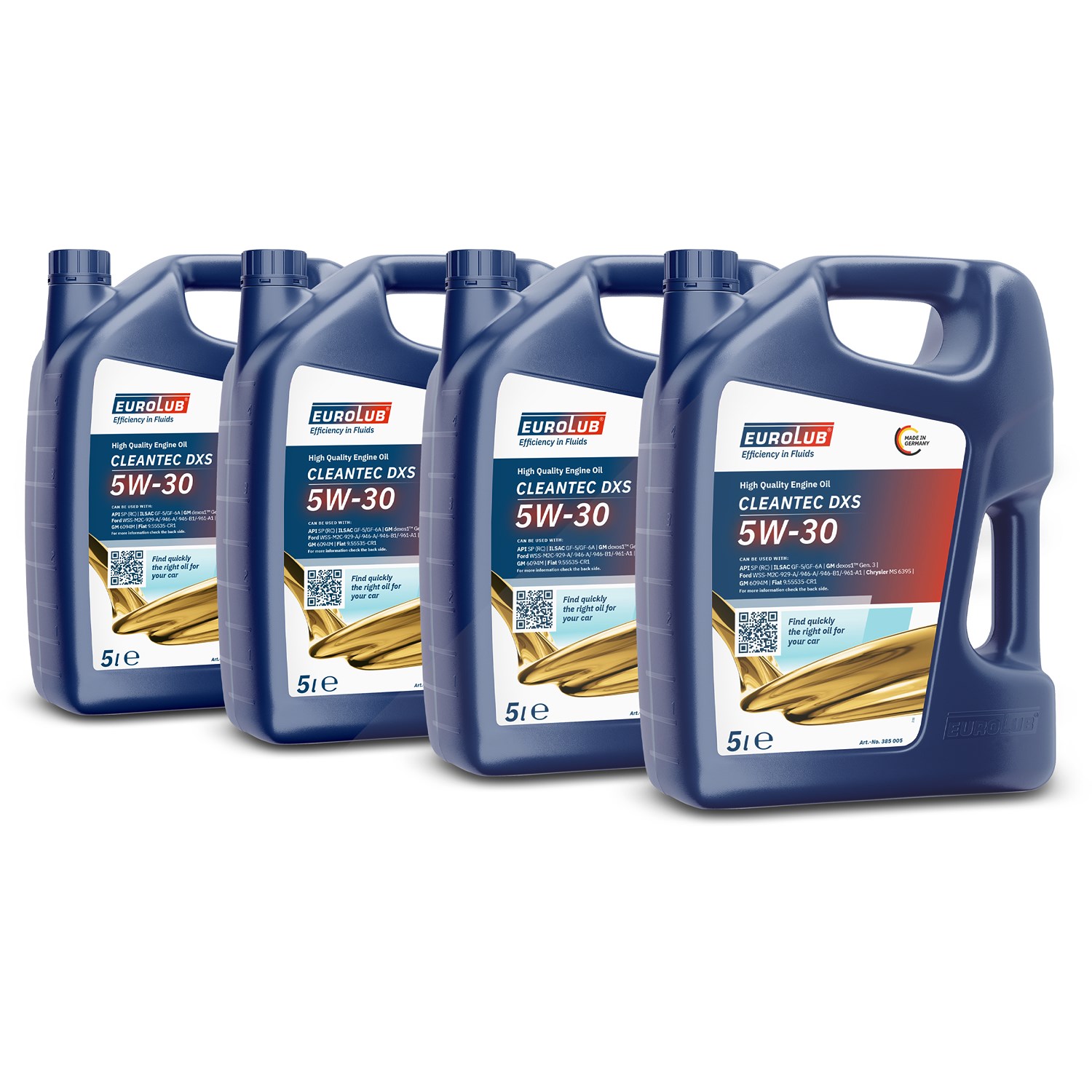 Eurolub 4x 5 L CLEANTEC DX 1G2 SAE 5W/30 [Hersteller-Nr. 385005]