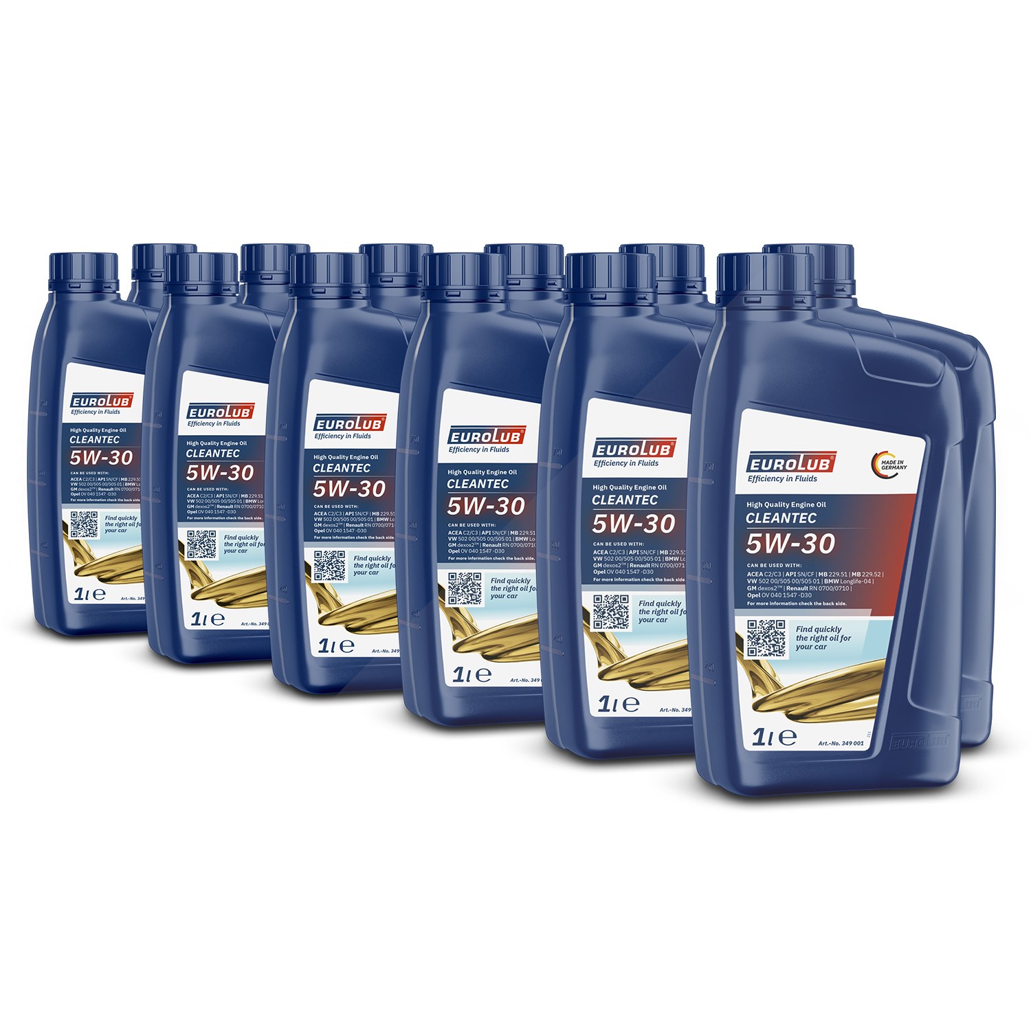 Eurolub 12x 1 L CLEANTEC SAE 5W/30 [Hersteller-Nr. 349001]