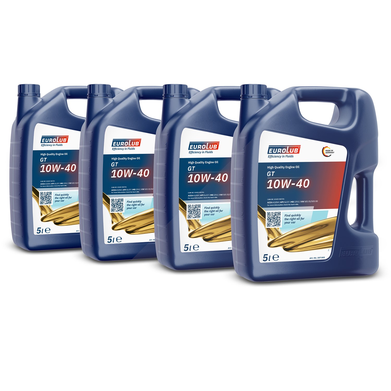 Eurolub 4x 5 L GT SAE 10W/40 [Hersteller-Nr. 337005]