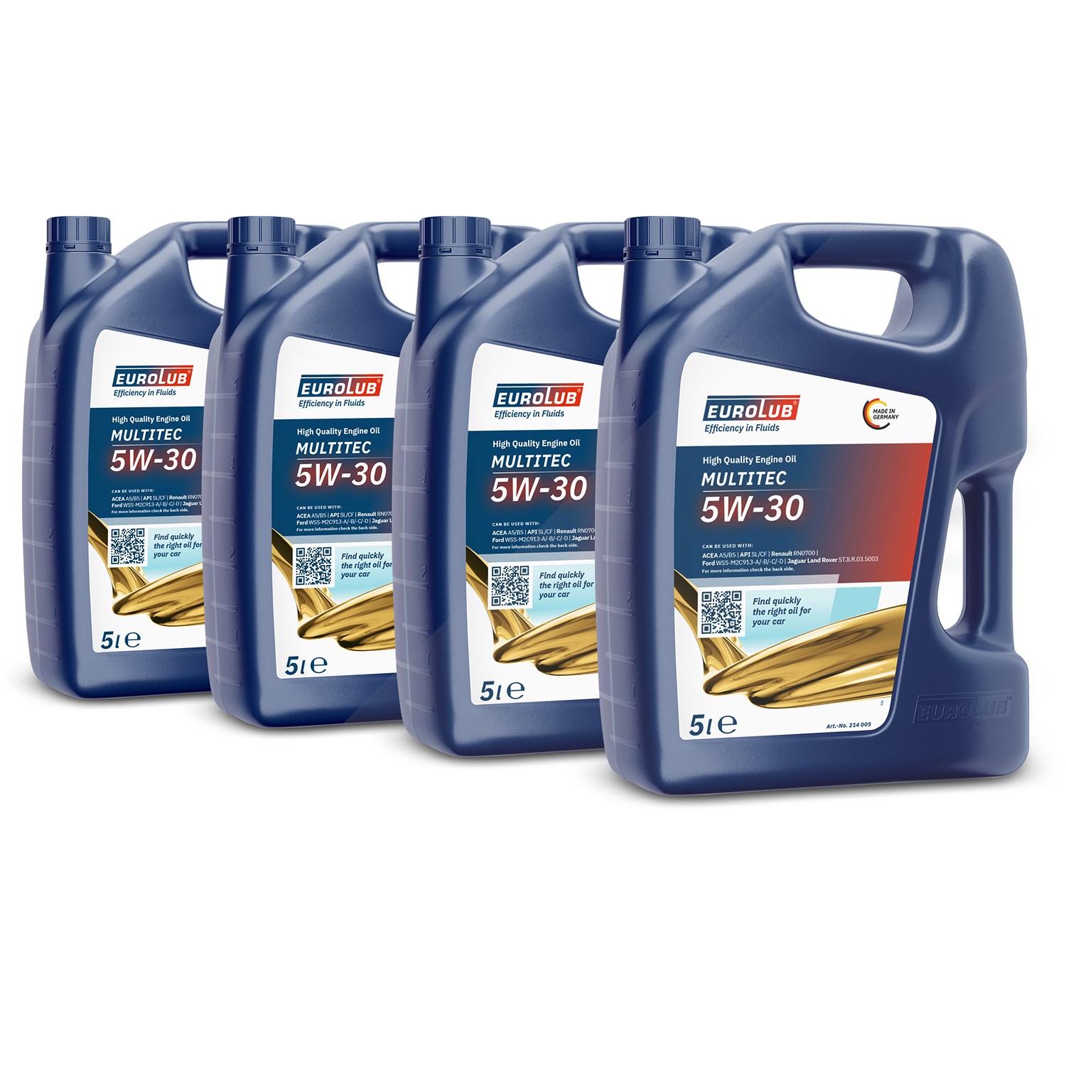 Eurolub 4x 5 L MULTITEC SAE 5W/30 [Hersteller-Nr. 214005]
