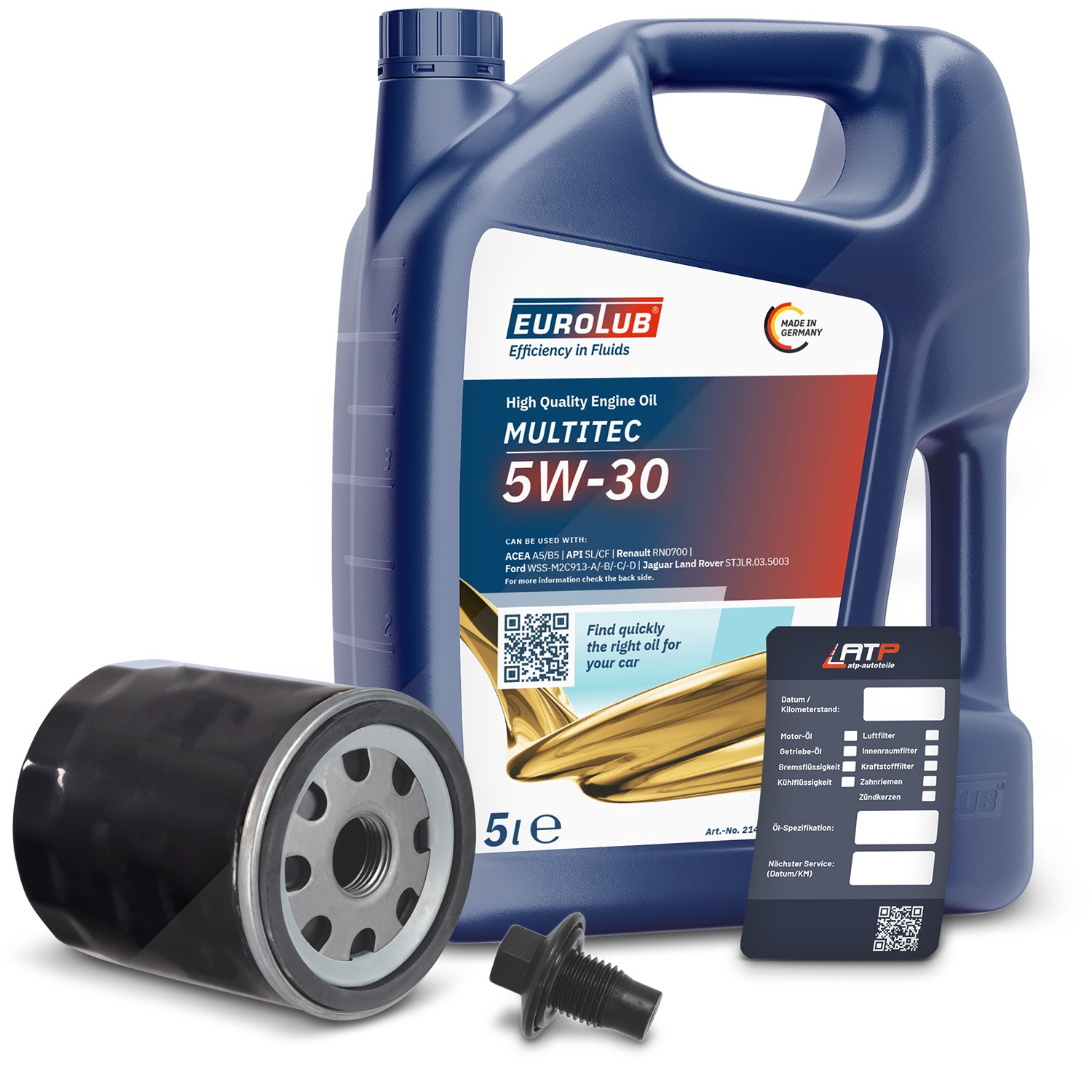 Bestprice Ölfilter+5l 5W-30 Motoröl [Hersteller-Nr. 10492581] für Ford
