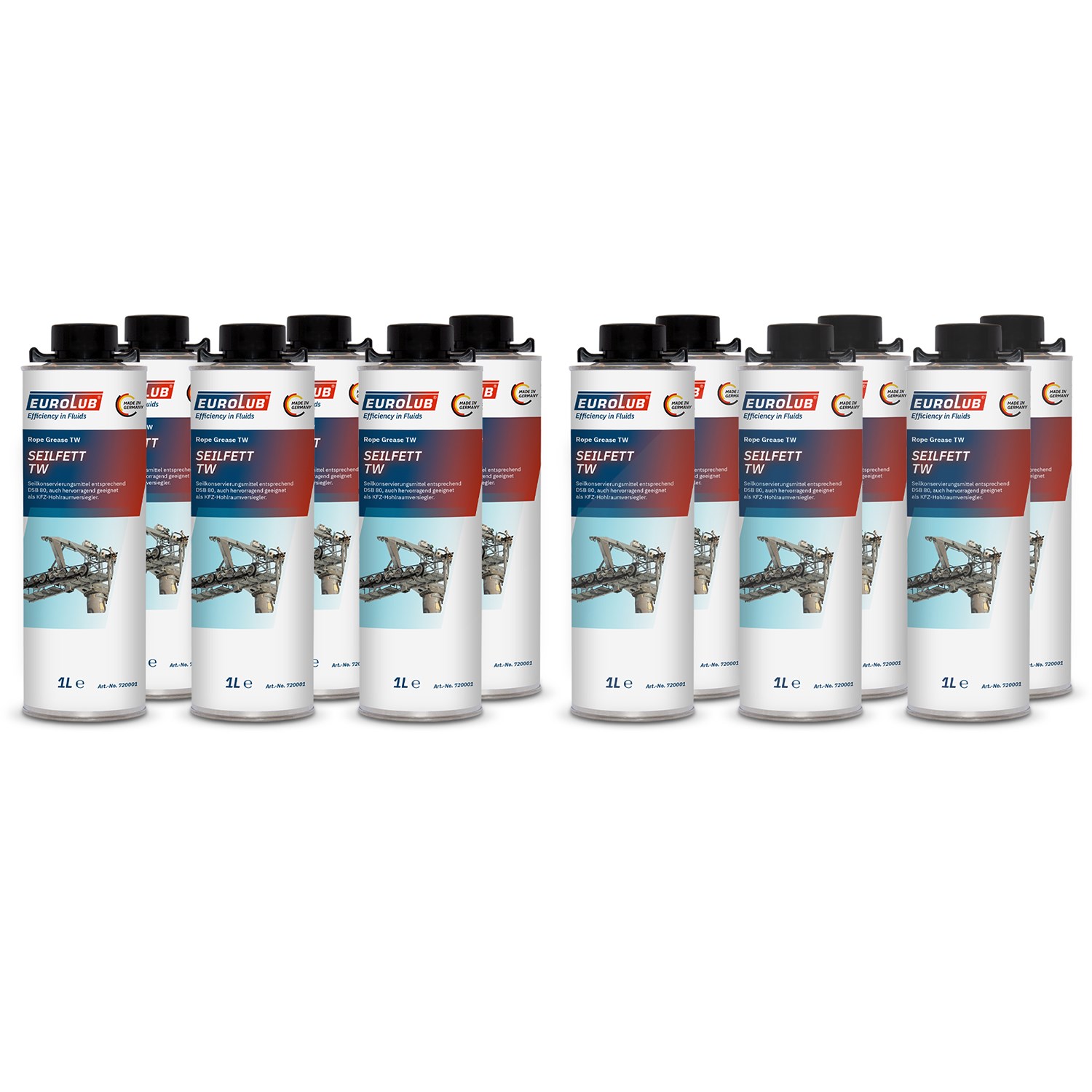 Eurolub 12x 1 L Seilfett TW [Hersteller-Nr. 720001]