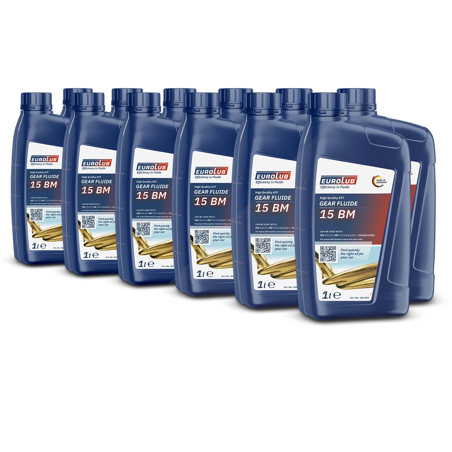 Eurolub 12x 1 L Getriebeöl GEAR FLUIDE 15 BM [Hersteller-Nr. 366001]