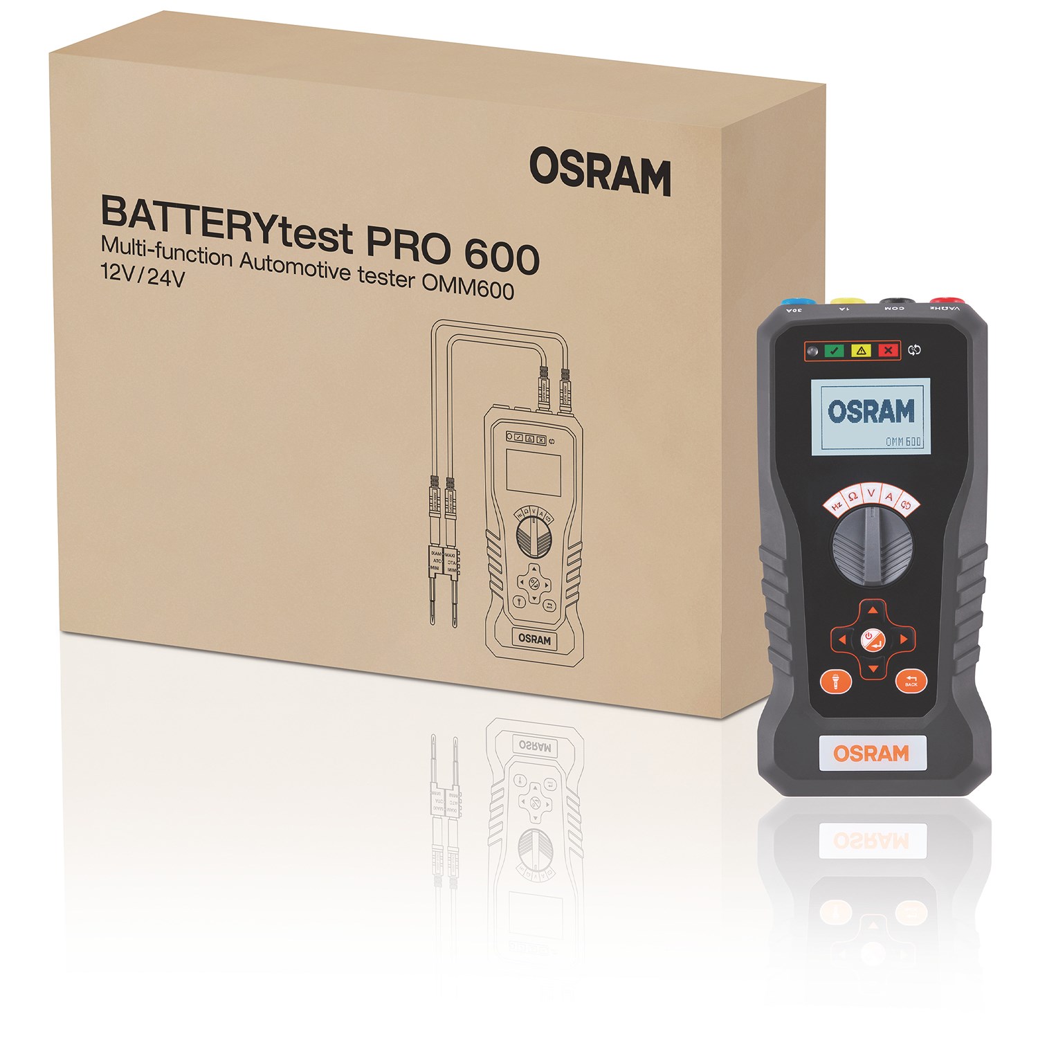 Osram BATTERYtest PRO 600 Multi-function Automotive Tester [Hersteller-Nr. OMM600]