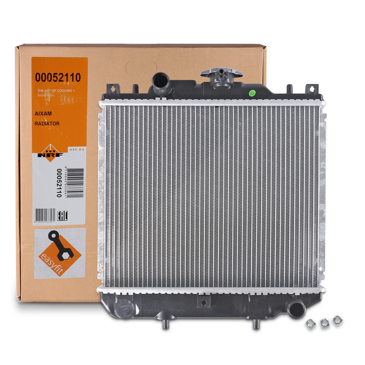Nrf Kühler, Motorkühlung [Hersteller-Nr. 52110] für Aixam