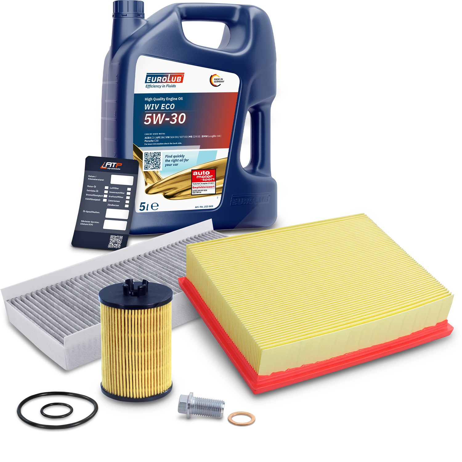 Bestprice Inspektionspaket Filtersatz SET A + 5l ÖL [Hersteller-Nr. 10493603] für Mercedes-Benz