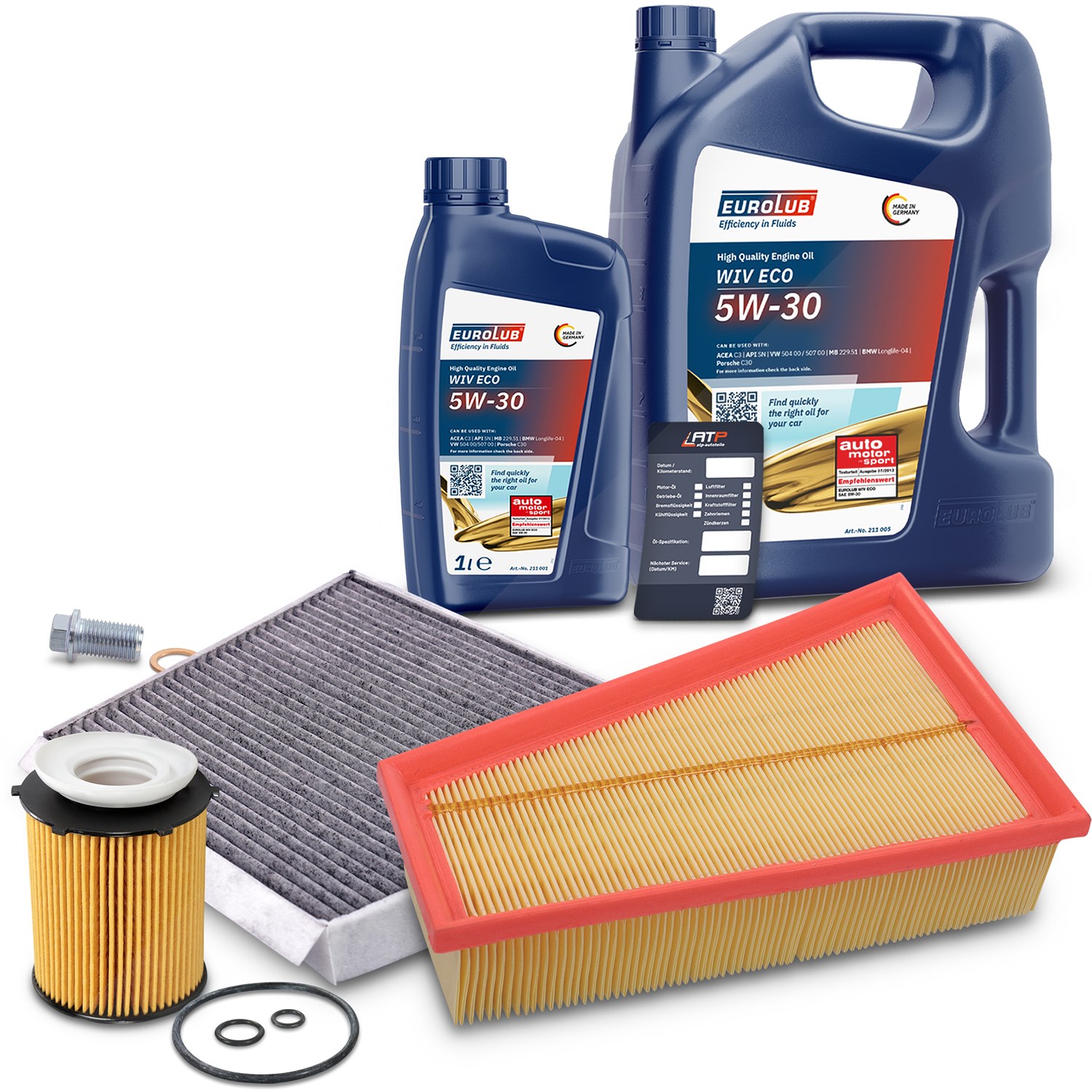 Bestprice Inspektionspaket Filtersatz SET A + 6l ÖL [Hersteller-Nr. 10493555] für Mercedes-Benz