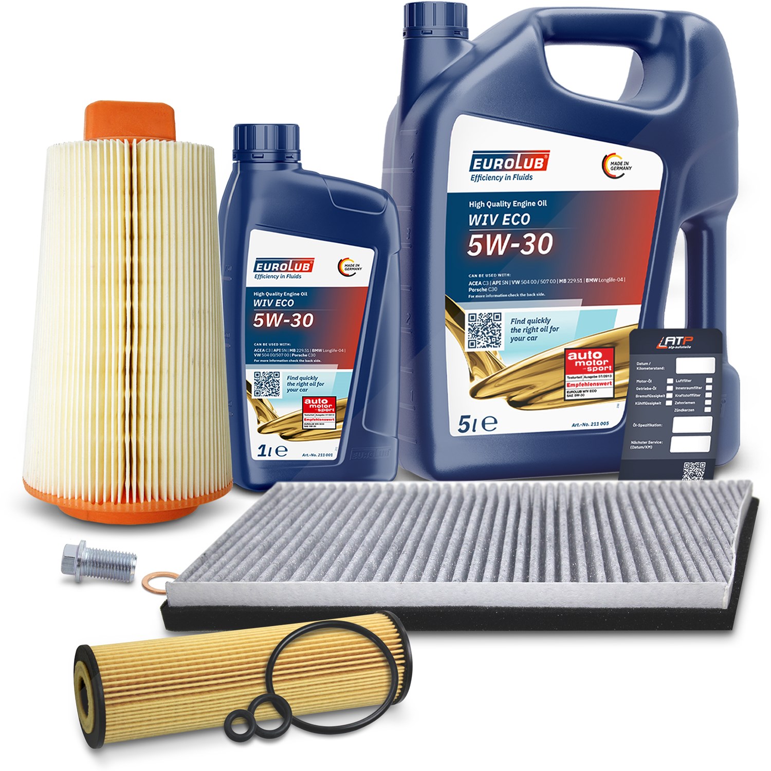 Bestprice Inspektionspaket Filtersatz SET A + 6l ÖL [Hersteller-Nr. 10493607] für Mercedes-Benz